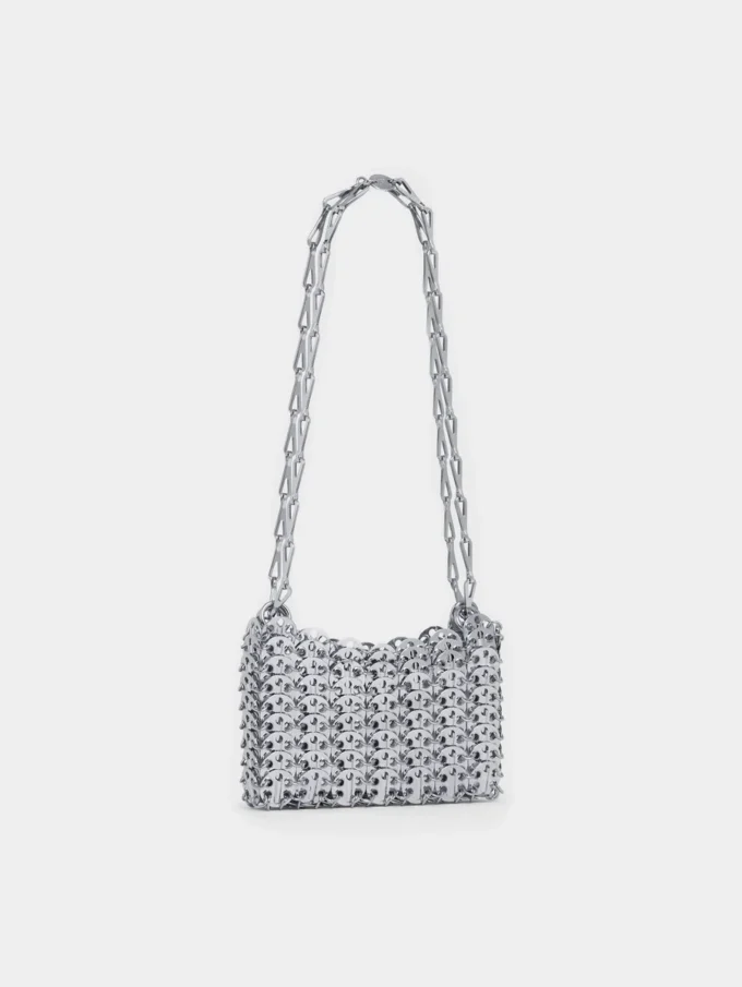 Kultige silberne Nano 1969 Tasche