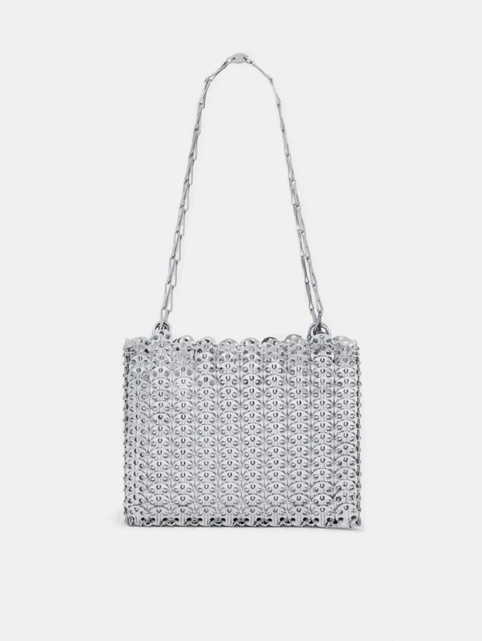 Kultige silberne Tasche 1969 Kultige silberne Tasche 1969