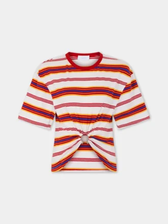 Kurzes T-Shirt aus Baumwolle