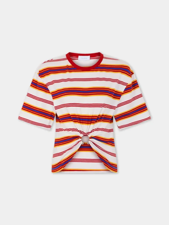 Kurzes T-Shirt aus Baumwolle