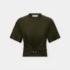 Kurzes T-Shirt aus Jersey