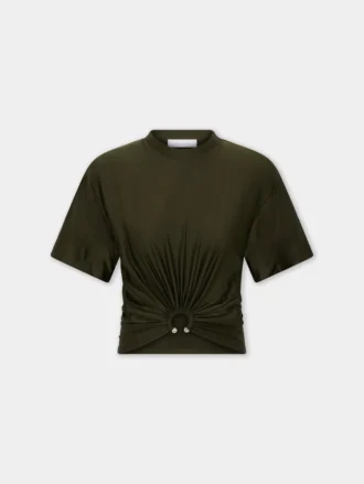 Kurzes T-Shirt aus Jersey