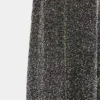 Langer Rock aus Krepp mit Paillettenstickerei
