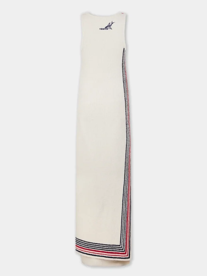 Langes Kleid aus Frottee-Jersey