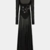 Langes Kleid aus Jersey