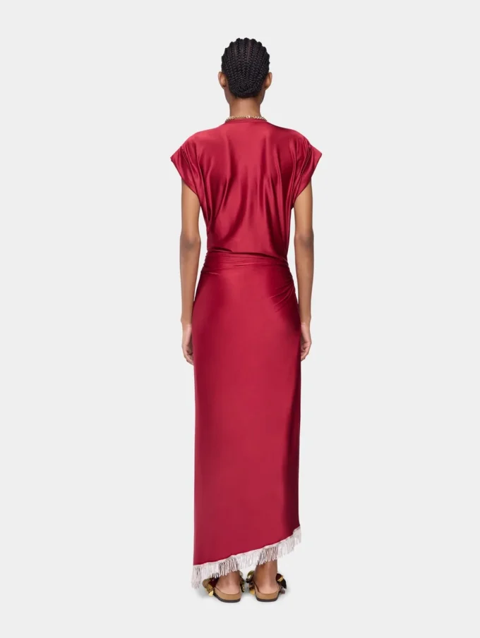 Langes Kleid aus Jersey
