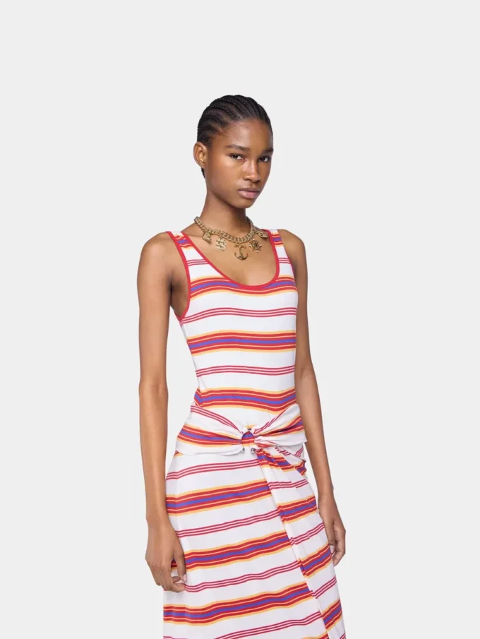 Langes Kleid aus Jersey