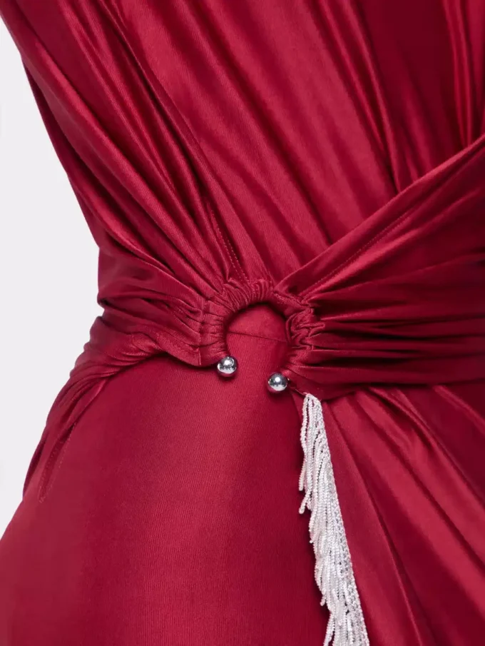 Langes Kleid aus Jersey