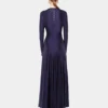 Langes Kleid aus Jersey mit Godet-Details