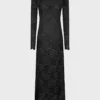 Langes Kleid aus Spitze
