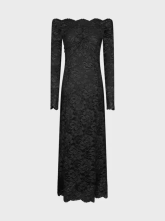 Langes Kleid aus Spitze