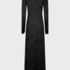 Langes Kleid aus Spitze