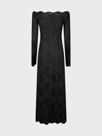 Langes Kleid aus Spitze