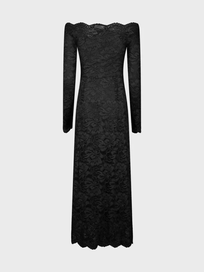 Langes Kleid aus Spitze