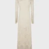 Langes Kleid aus Spitze