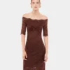 Langes Kleid aus Spitze