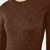 Langes Second-Skin-Kleid aus Wolle