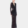 Langes Spitzenkleid