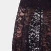 Langes Spitzenkleid mit Cut-Out-Details