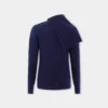 Marineblauer Pullover aus Wolle