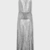 Midi-Kleid aus Mesh