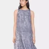 Midi-Kleid mit Pailletten