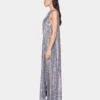 Midi-Kleid mit Pailletten
