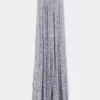 Midi-Kleid mit Pailletten