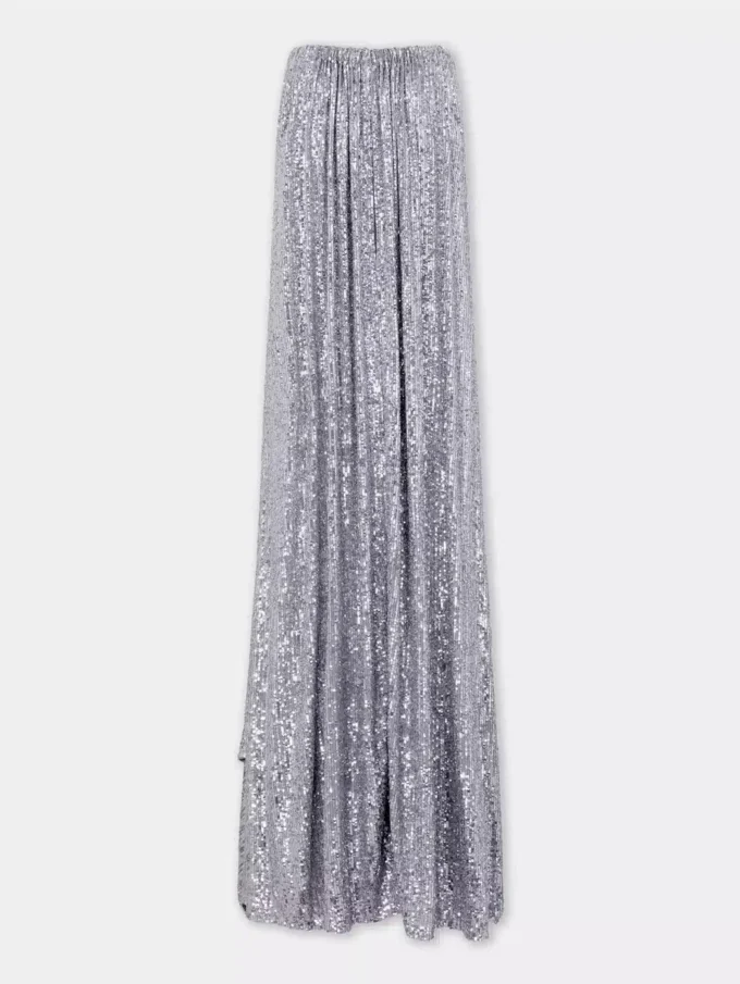 Midi-Kleid mit Pailletten