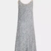 Midi-Paillettenkleid