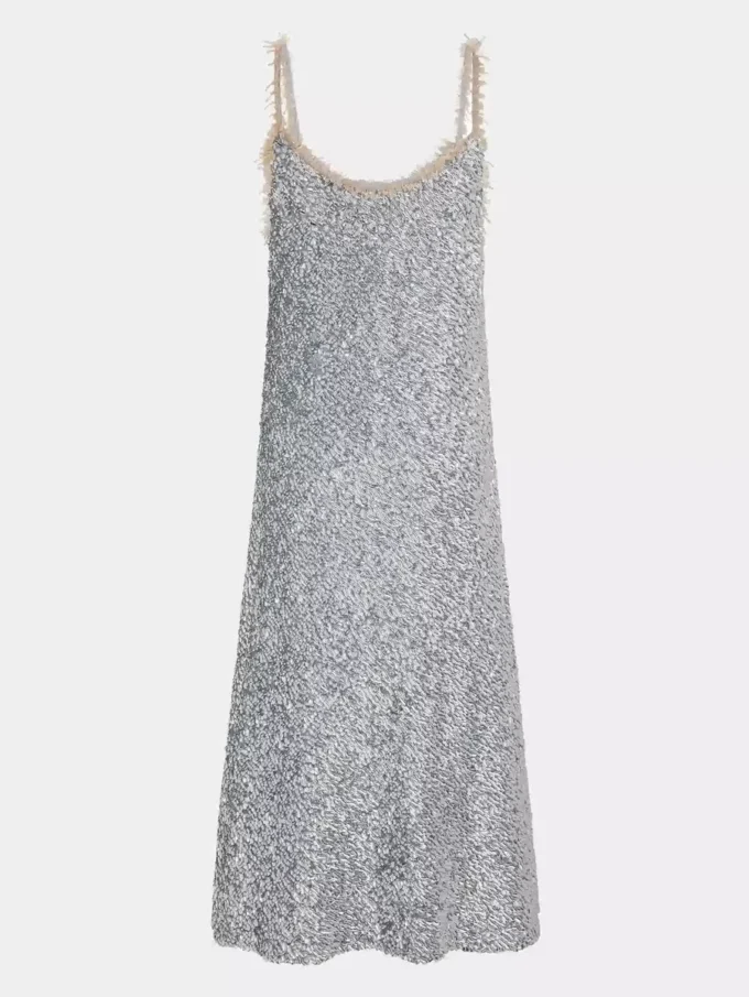 Midi-Paillettenkleid