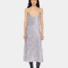 Midi-Paillettenkleid