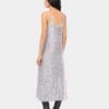 Midi-Paillettenkleid