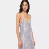 Midi-Paillettenkleid