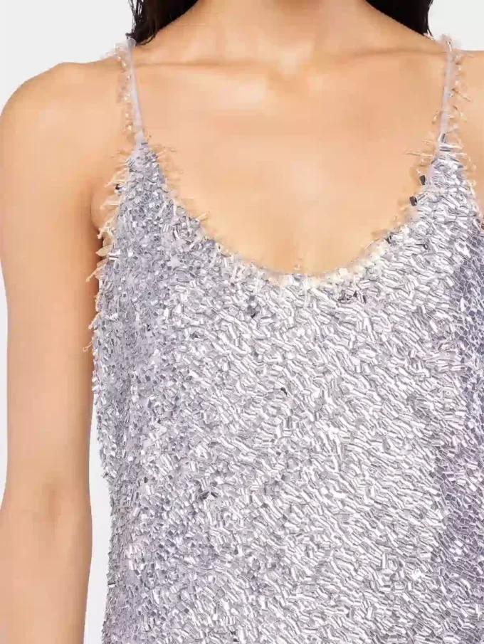 Midi-Paillettenkleid