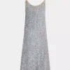 Midi-Paillettenkleid