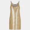 Mini-Tank-Top-Kleid aus Mesh