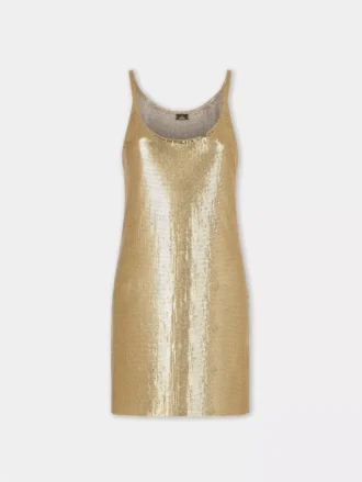 Mini-Tank-Top-Kleid aus Mesh