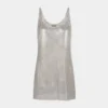 Mini-Tank-Top-Kleid aus Mesh