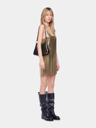 Mini-Tank-Top-Kleid aus Mesh