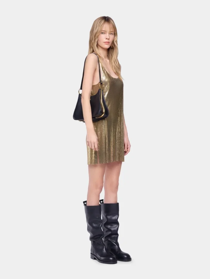 Mini-Tank-Top-Kleid aus Mesh