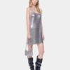 Mini-Tank-Top-Kleid aus Mesh