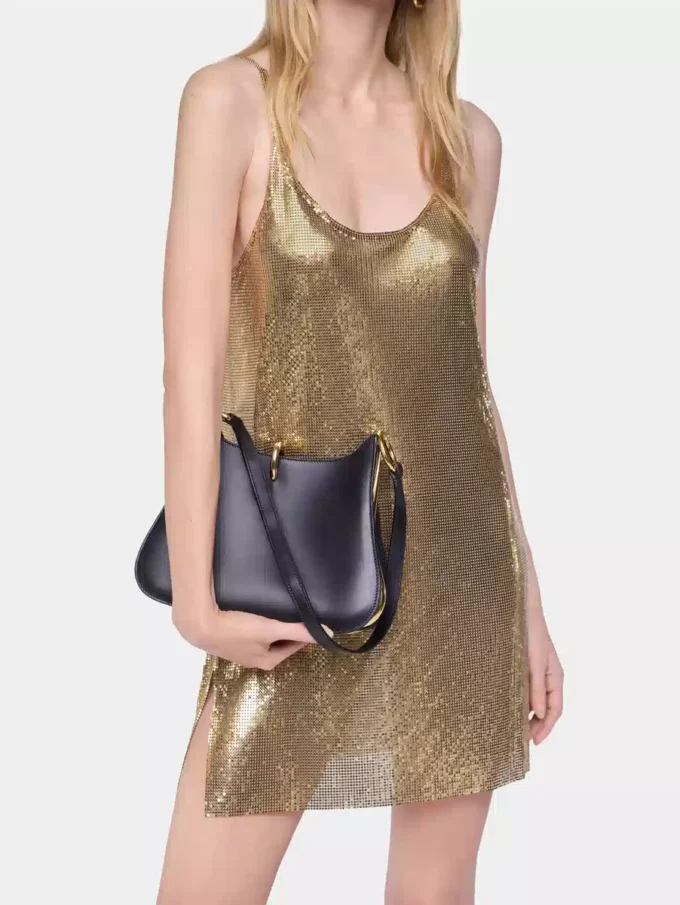 Mini-Tank-Top-Kleid aus Mesh
