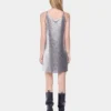 Mini-Tank-Top-Kleid aus Mesh