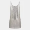 Mini-Tank-Top-Kleid aus Mesh