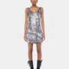 Minikleid in Zusammenstellung