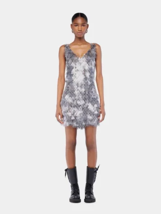 Minikleid in Zusammenstellung