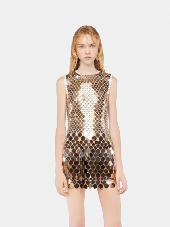 Minikleid in Zusammenstellung