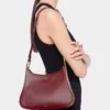 Mittlere Ring-Ledertasche