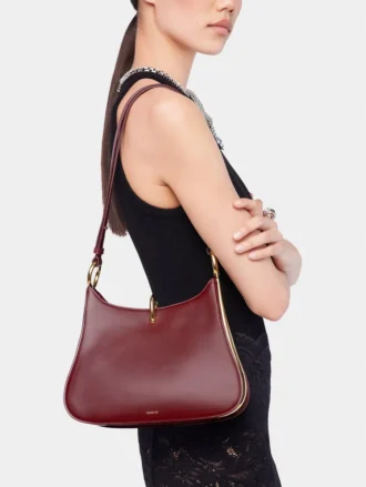 Mittlere Ring-Ledertasche